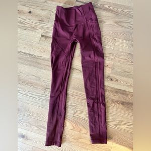 Lululemon Fast and Free High Rise Leggings 28”